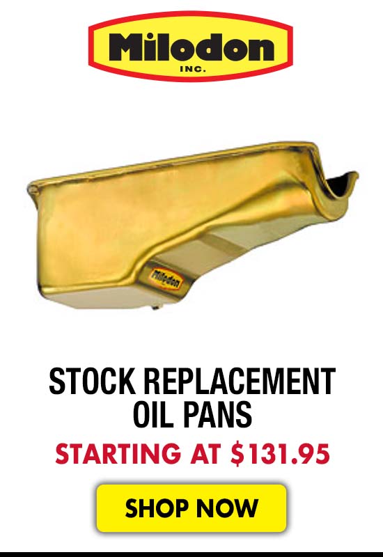 Milodon Stock Replacement Oil Pans - Starting at $131.95