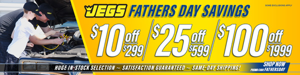 Save $10 Off $299, $25 Off $599, $100 Off $1,999 Orders - Promo Code: FATHERSDAY