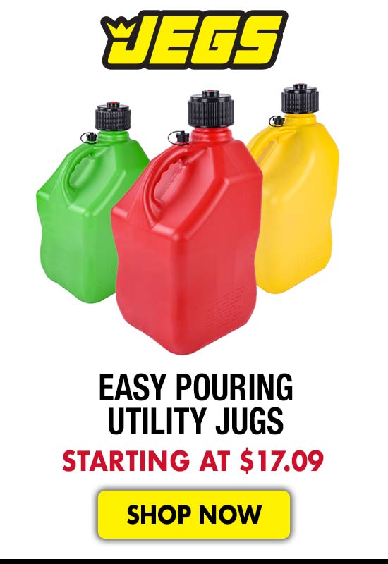 JEGS Easy Pouring Utility Jugs - Starting at $17.09