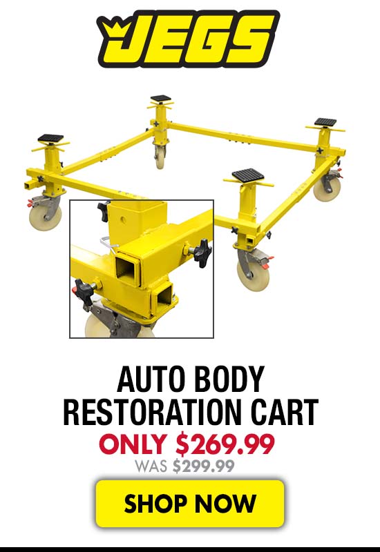 JEGS Auto Body Restoration Cart - Now $269.99 Was $299.99