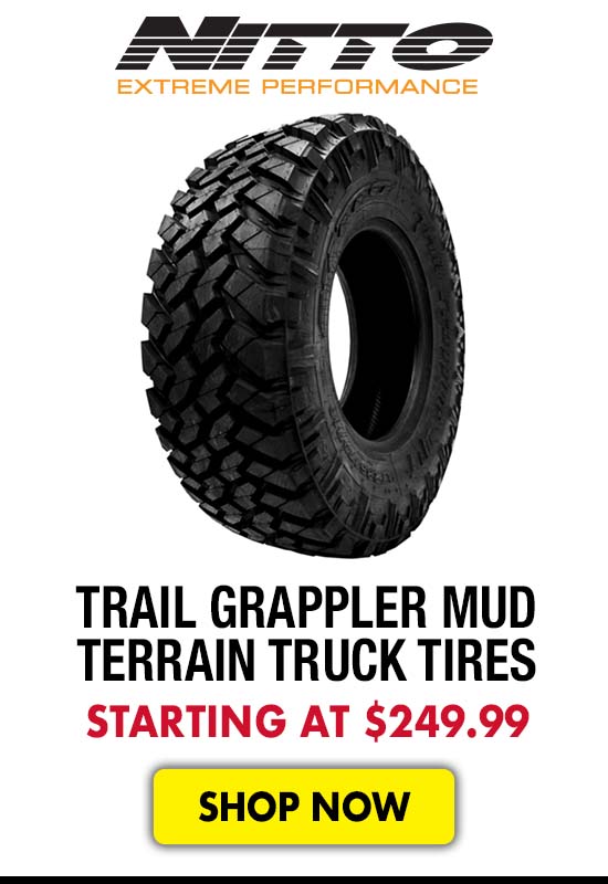 Nitto Trail Grappler Mud Terrain Light Truck Radial Tires - Starting at $249.00