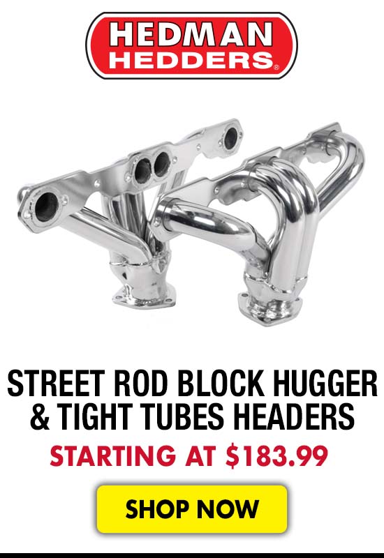 Hedman Hedders Street Rod Block Hugger & Tight Tubes Headers - Starting at $183.99
