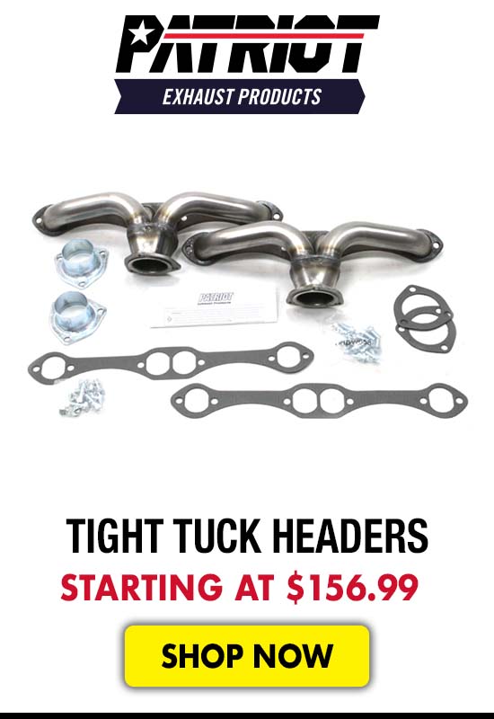 Patriot Exhaust Tight Tuck Headers - Starting at $156.99