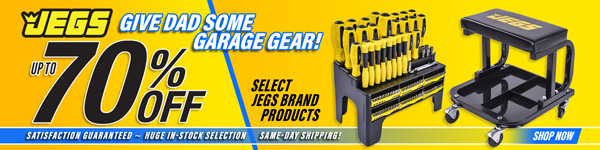 Up to 70% off JEGS Brand Products