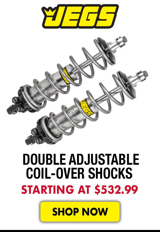 JEGS Double Adjustable Coil-Over Shocks - Starting at $532.99