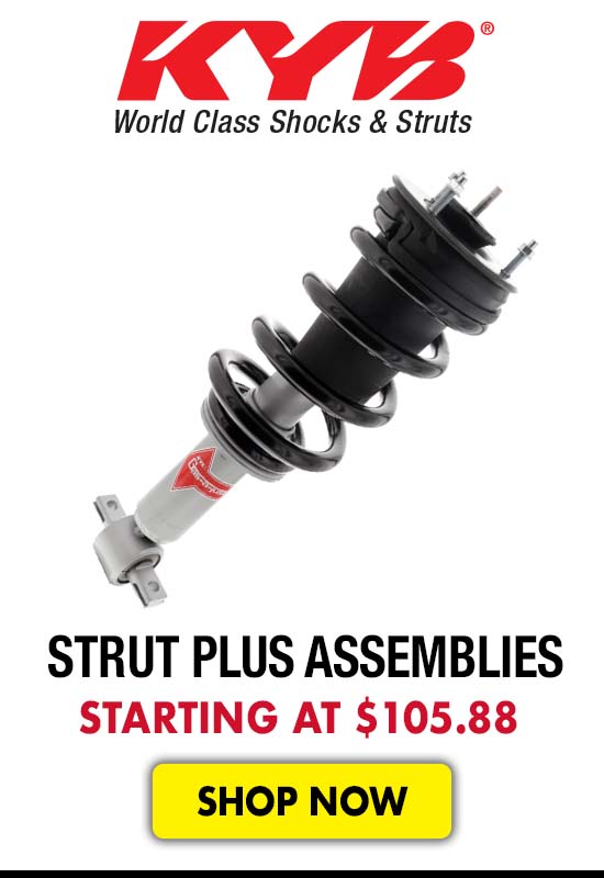 KYB Strut Plus Assemblies - Starting at $105.88