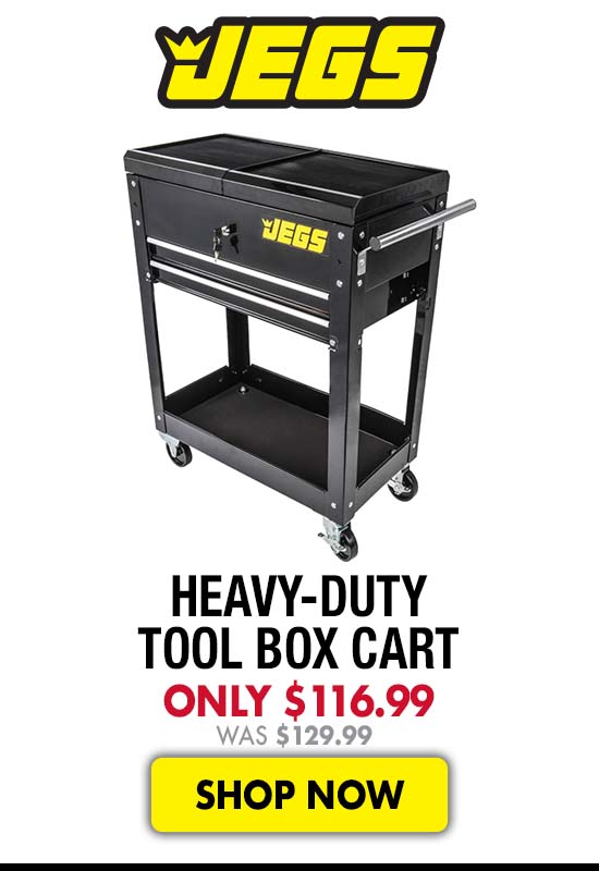 JEGS Heavy-Duty Tool Box Cart - Now $116.99 Was $129.99