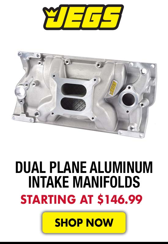JEGS Dual Plane Aluminum Intake Manifolds - Starting at $146.99