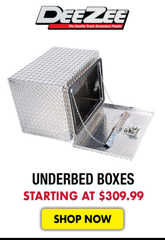 DeeZee Underbed Boxes - Starting $309.99