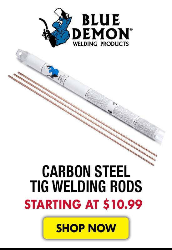 Blue Demon Carbon Steel TIG Welding Rods - Starting at $10.99