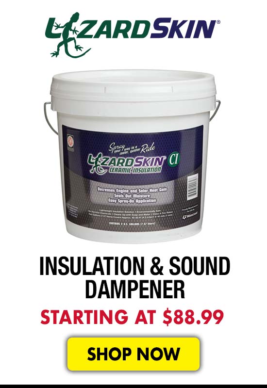 Lizard Skin Insulation & Sound Dampener - Starting at $88.99