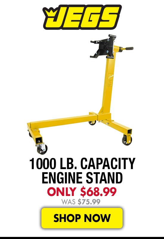 JEGS 1000 lb. Capacity Engine Stand - Now $68.99 Was $75.99