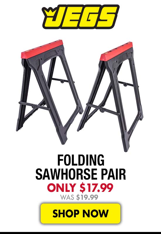 JEGS Folding Sawhorse Pair - Now $17.99 Was $19.99