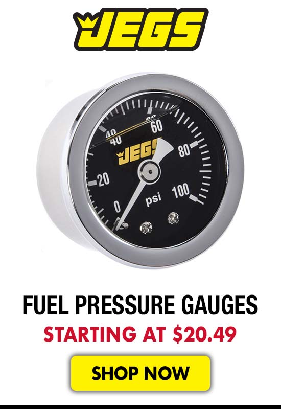JEGS Fuel Pressure Gauges - Starting at $20.49