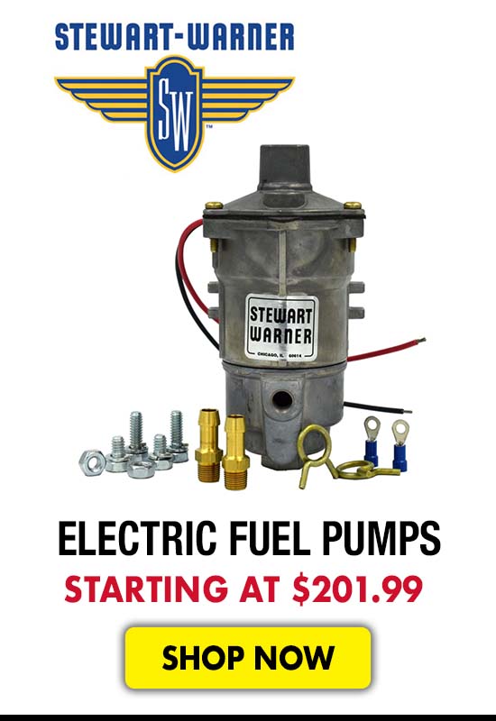 Stewart Warner Electric Fuel Pumps - Starting at $201.99