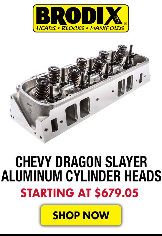 Brodix Chevy Dragon Slayer Aluminum Cylinder Heads - Starting at $679.05
