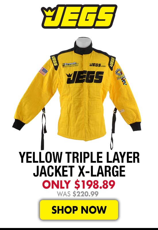 JEGS Yellow Triple Layer Jacket X-Large - Now $198.89 Was $220.99