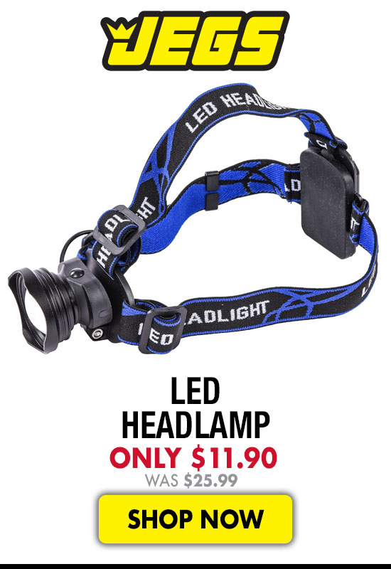 JEGS LED Headlamp - Now $11.90 Was $25.99
