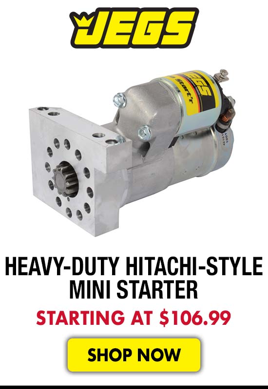JEGS Heavy-Duty Hitachi-Style Mini Starter - Starting at $106.99