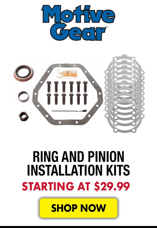 Motive Gear Ring and Pinion Installation Kits - Starting at $29.99