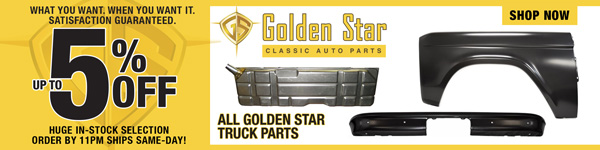 Save up to 5% on Goldenstar Truck Products