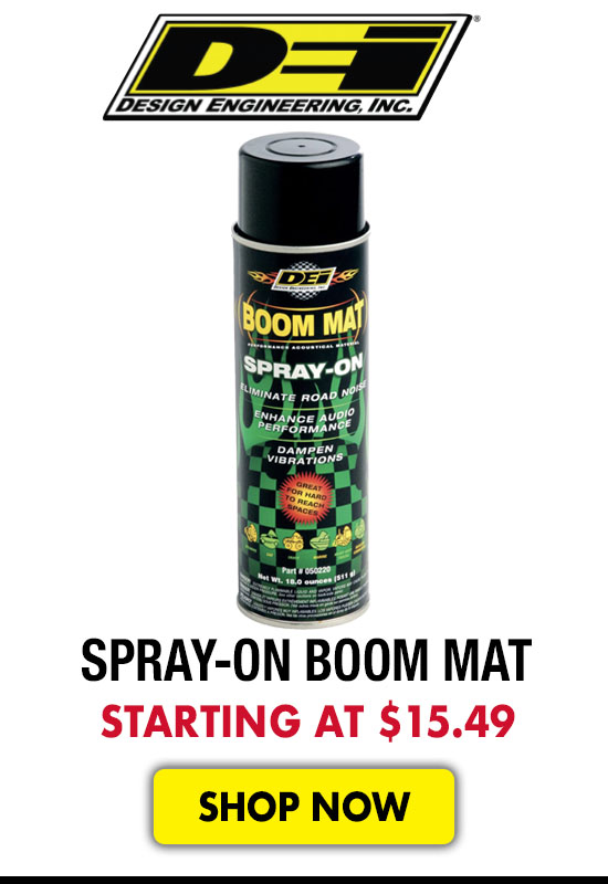 DEI Spray-On Boom Mat - Starting at $15.49