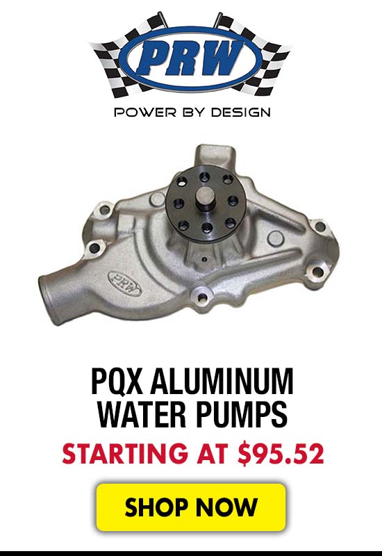 PRW PQX Aluminum Water Pumps - Starting at $95.52