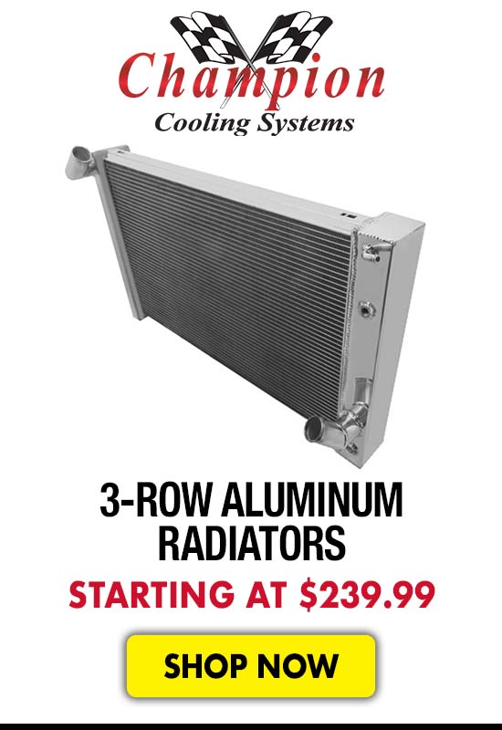 Champion Cooling Systems 3-Row Aluminum Radiators - Starting at $239.99