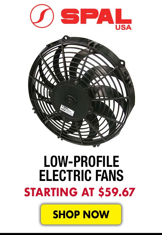 SPAL Low-Profile Electric Fans - Starting at $59.67