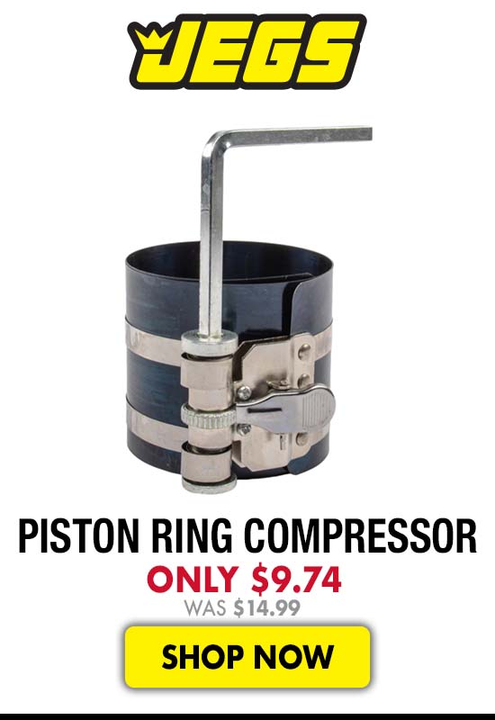 JEGS Piston Ring Compressor - Now $9.74 Was $14.99