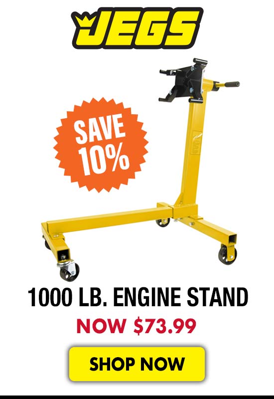 JEGS 1000 lb. Engine Stand - Now $73.99