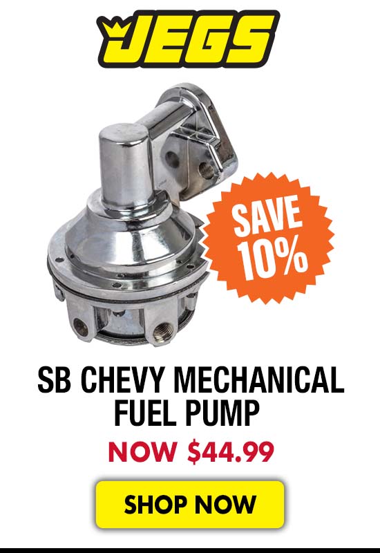 JEGS SB Chevy Mechanical Fuel Pump - Now $44.99