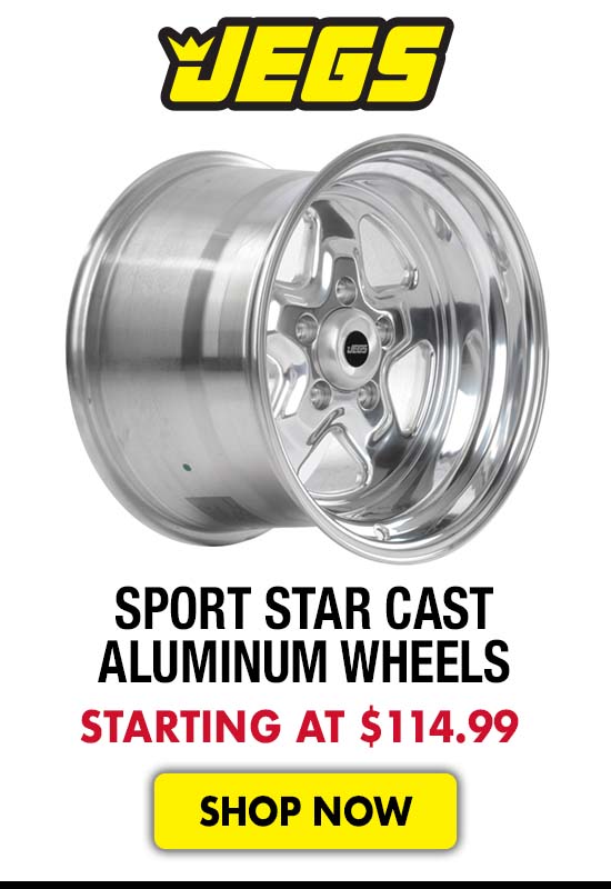JEGS Sport Star Cast Aluminum Wheels - Starting at $114.99