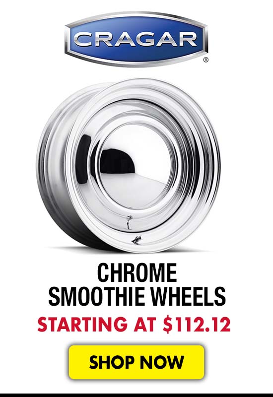 CRAGAR Chrome Smoothie Wheels - Starting at $112.12