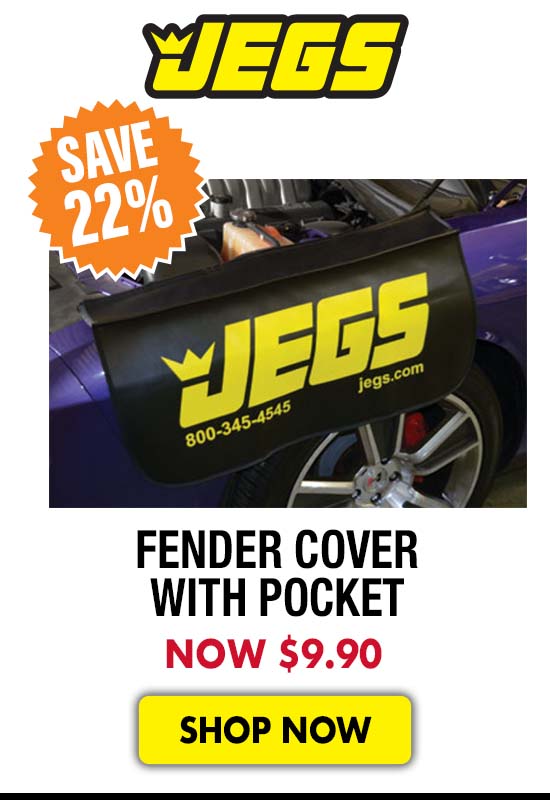 JEGS Fender Cover with Pocket - Now $9.90