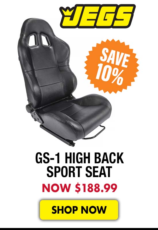JEGS GS-1 High Back Sport Seat - Now $188.99
