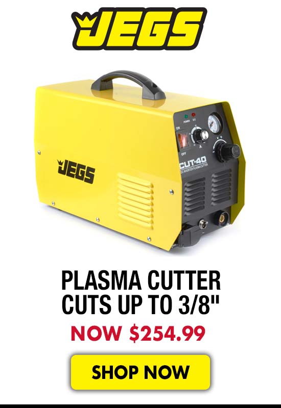 JEGS Plasma Cutter Cuts up to 3/8" - Now $254.99