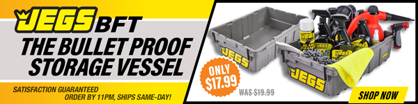 JEGS BFT Heavy-Duty Plastic Storage Tote - Now $17.99