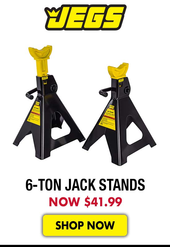 JEGS 6-Ton Jack Stands - Now $41.99