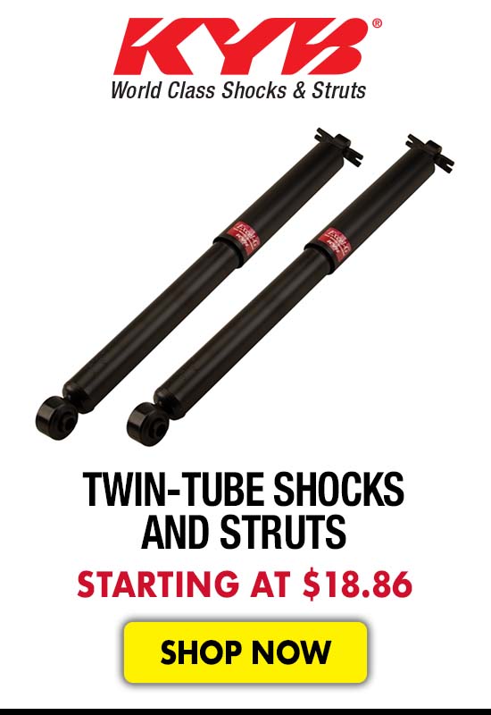 KYB Twin-Tube Shocks and Struts - Starting at $18.86