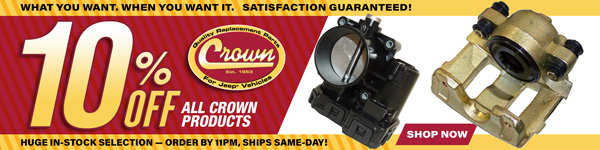 Save 10% on All Crown Products