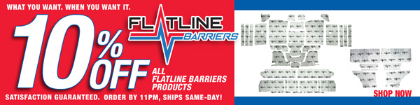 10% on all Flatline Barriers Products