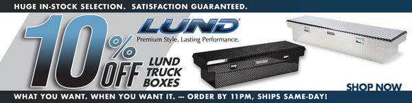 Save 10% on All Lund Truck Boxes