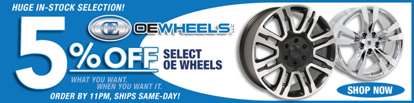 Save 5% on Select OE Wheels