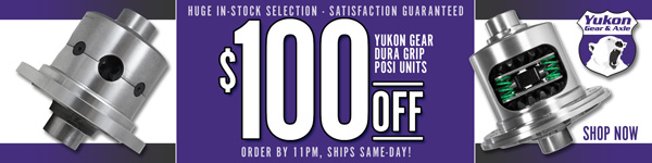 Save $100 on Yukon Gear Dura Grip Limited-Slip Positraction