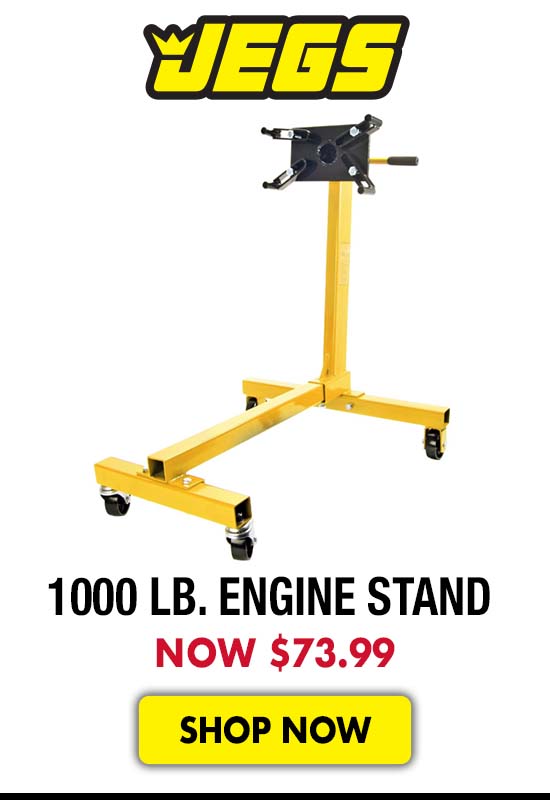 JEGS 1000 lb. Engine Stand - Now $73.99