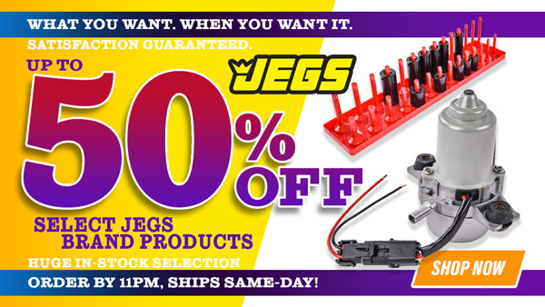JEGS Save up to 50% Off Select Jegs Brand Products