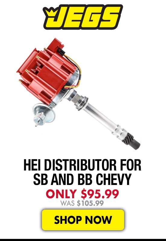 JEGS HEI Distributor for SB and BB Chevy - Now $95.99