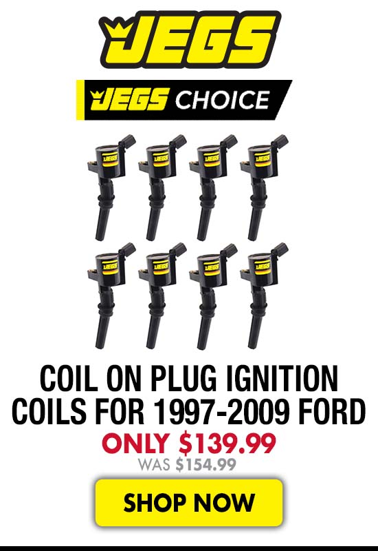 JEGS Coil on Plug Ignition Coils for 1997-2009 Ford - Now $139.99