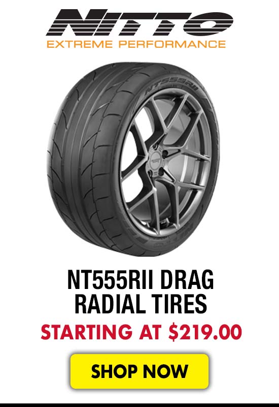 Nitto NT555RII Drag Radial Tires - Starting at $219.00